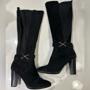 Kelly & Katie Black Dawsyn Long Knee Length Boots